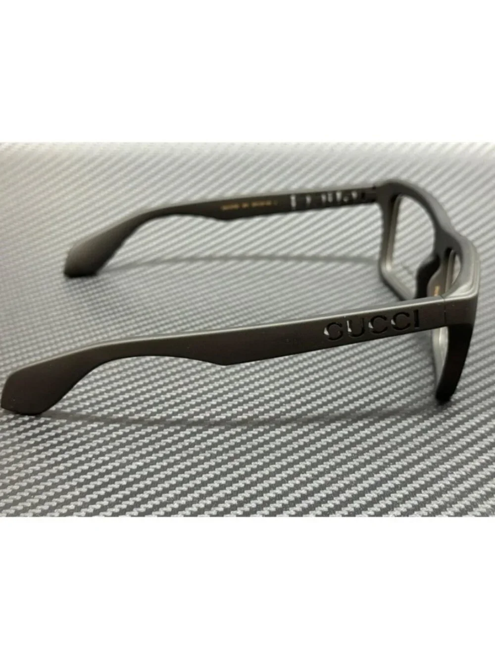 New Gucci Men Matte Black Eyeglasses 55-16-145